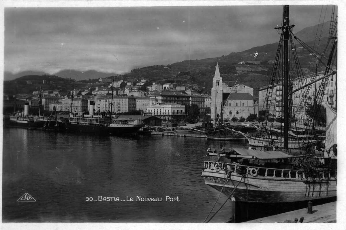รูปถ่าย ฝรั่งเศส(France) คอร์สิคา(Corsica) โปสการ์ดเก่า(Old Postcards) บาสเทีย(Bastia) 1900-01 39