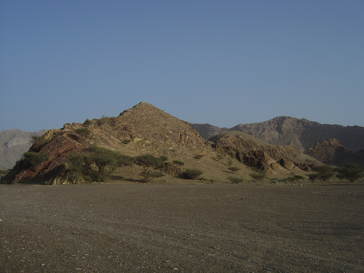 รูปถ่าย โอมาน(Oman) จากบูไมิไปถนนมาฮาดา(Buraimi to Mahada road) 2005-03 16