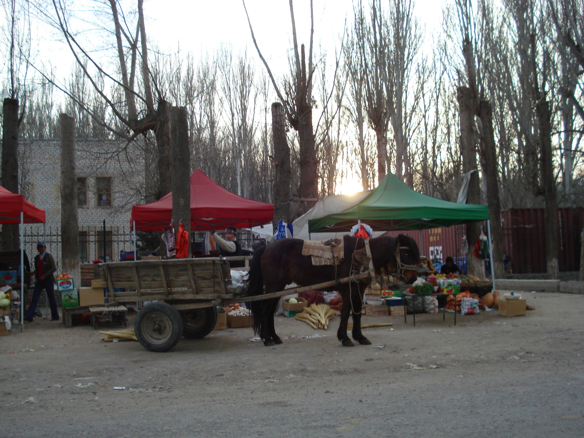 รูปถ่าย คาซัคสถาน(Kazakhstan) ถนนจากอัลมาตีไปหุบผาชารึน(Almaty to Charyn Canyon road) 2007-03 53