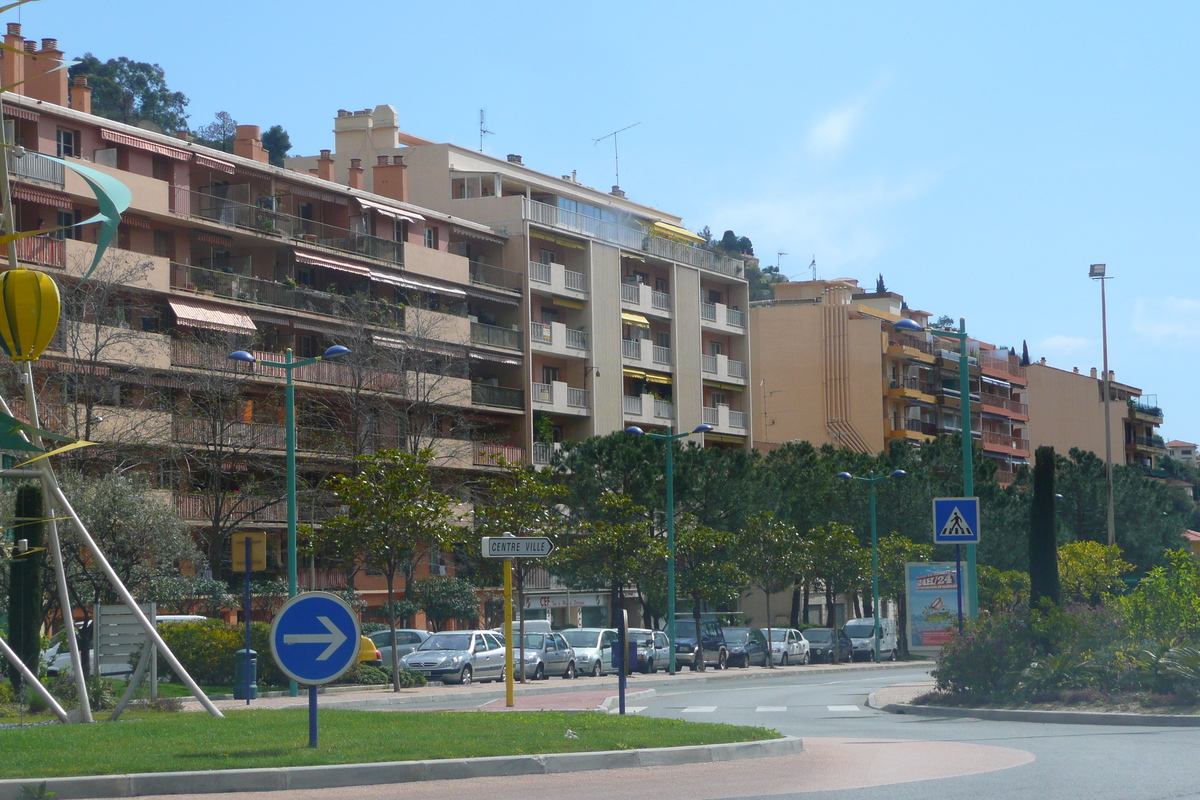 รูปถ่าย ฝรั่งเศส(France) เฟรนช์ริวิเอรา(French Riviera) ถนนจากนีซไปม็องตง(Nice to Menton road) 2008-03 5