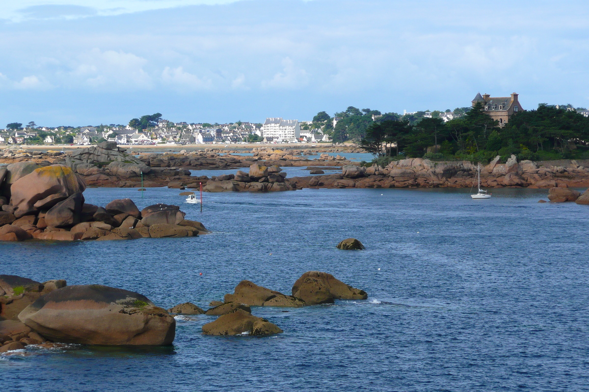 รูปถ่าย ฝรั่งเศส(France) แปร์รอส-กีแรก(Perros Guirec) หิน  แกรนิตชมพู (Cote de granite rose) 2007-08 51