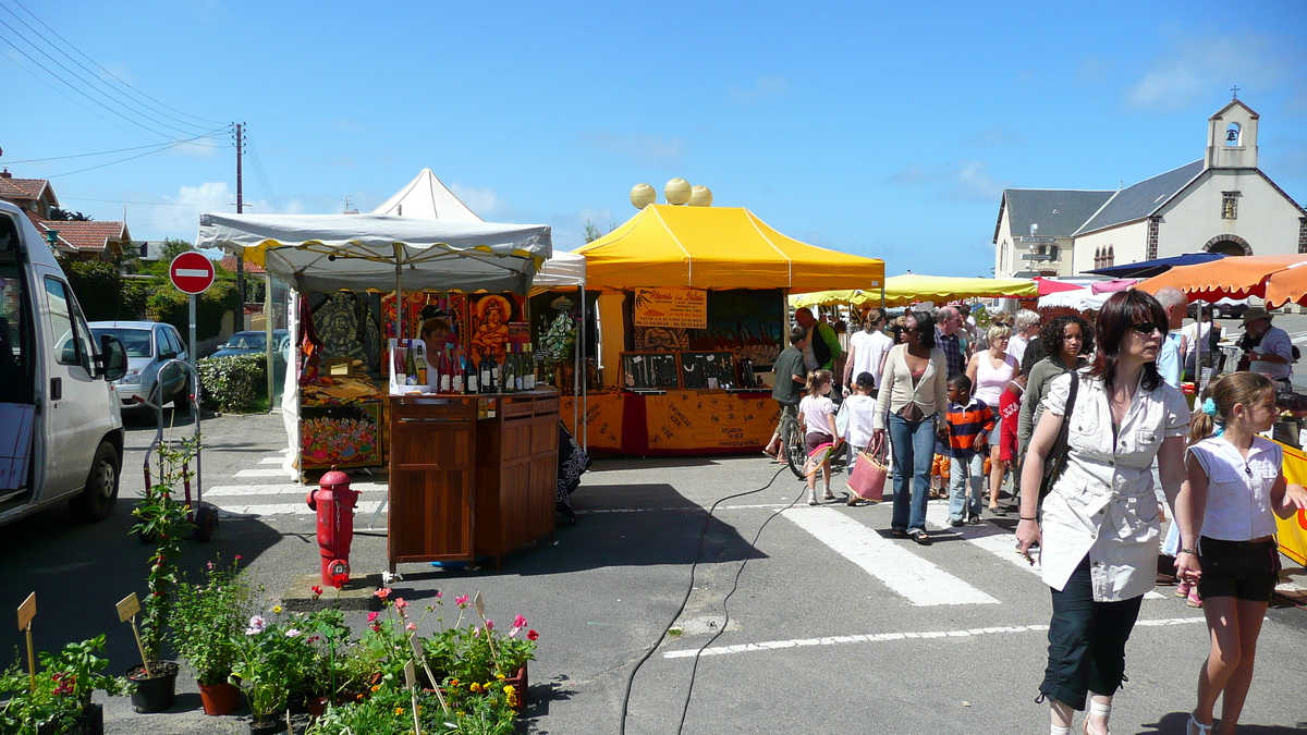 รูปถ่าย ฝรั่งเศส(France) เพรฟาย(Prefailles) ตลาดเปรฟาย(Market in Prefailles) 2007-07 19