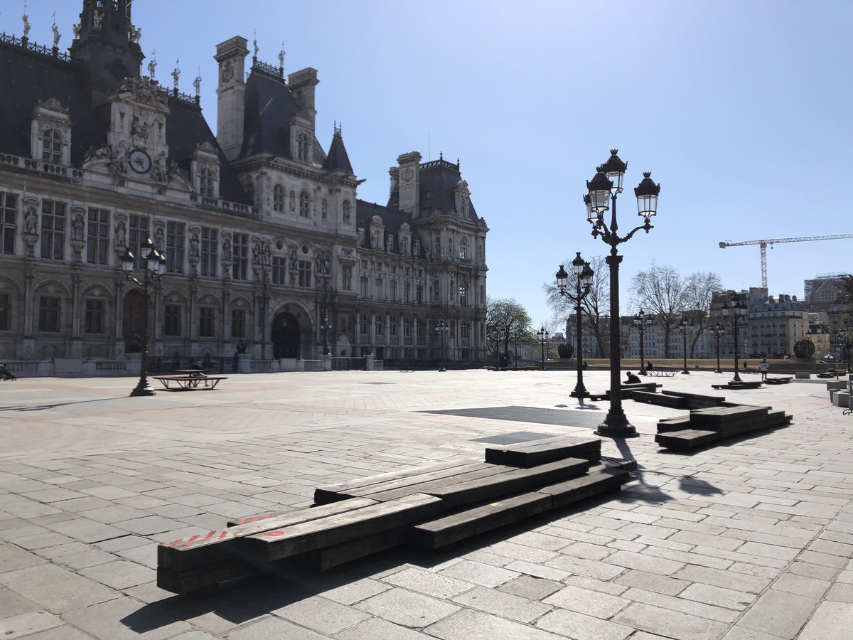 รูปถ่าย ฝรั่งเศส(France) ปารีสช่วงล็อกดาวน์(Paris lockdown) 2020-03 8