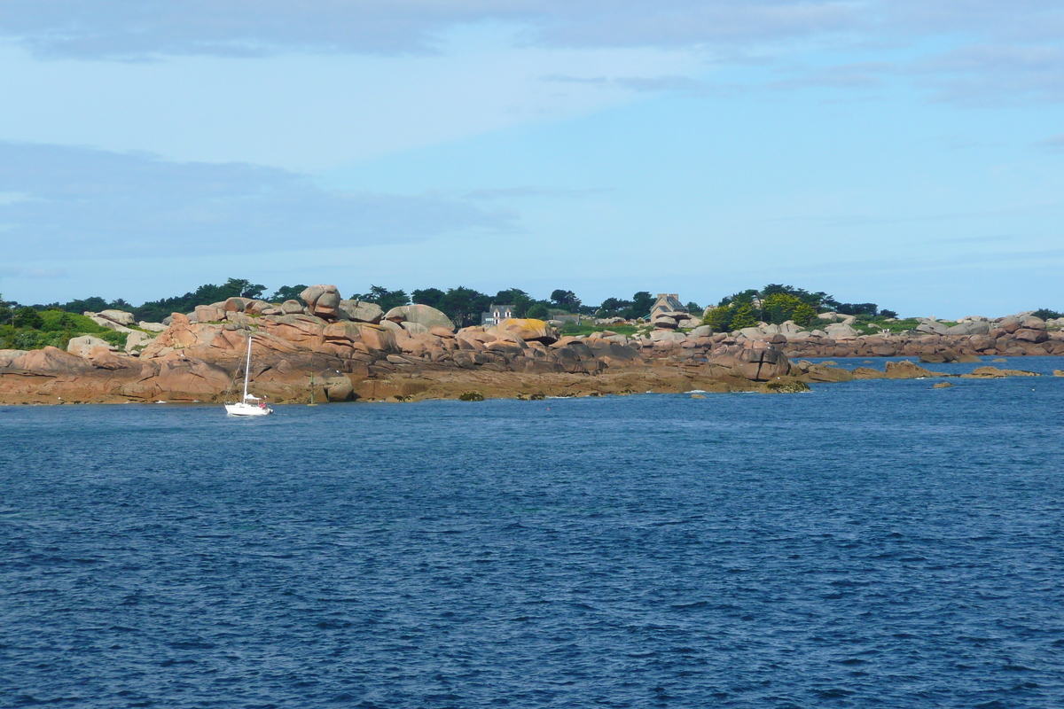 รูปถ่าย ฝรั่งเศส(France) แปร์รอส-กีแรก(Perros Guirec) หิน  แกรนิตชมพู (Cote de granite rose) 2007-08 53