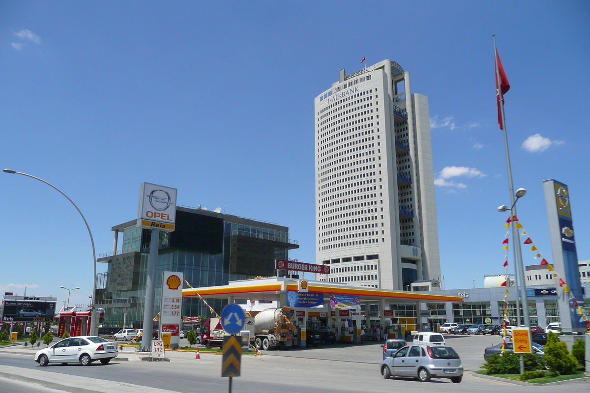 รูปถ่าย ตุรกี(Turkey) อังการา(Ankara) ถนนจากบิลเคนต์ไปอังการา(Bilkent to Ankara road) 2008-07 23