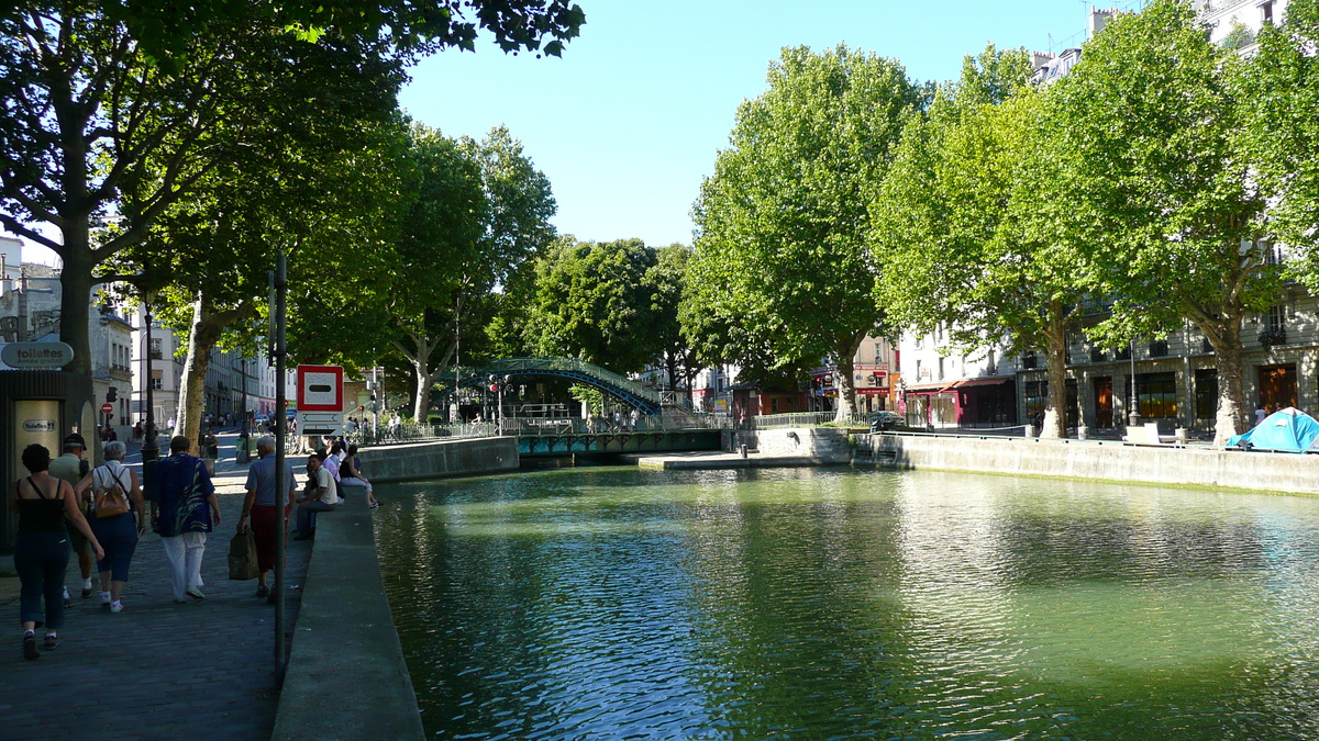 รูปถ่าย ฝรั่งเศส(France) ปารีส(Paris) คลองแซ็ง-มาร์แต็ง(Canal St Martin) 2007-08 16