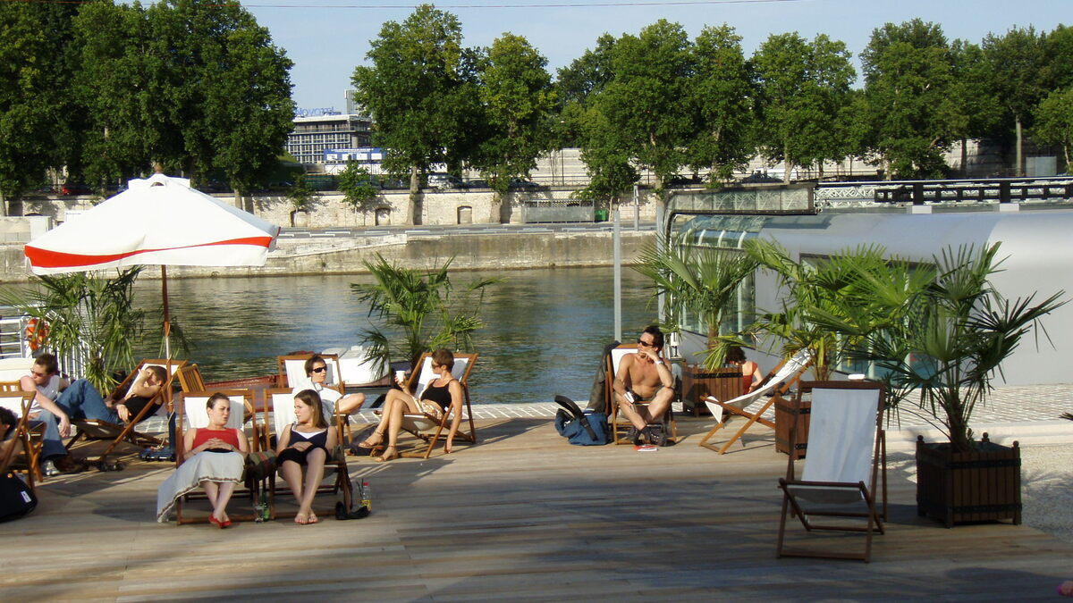 รูปถ่าย ฝรั่งเศส(France) ปารีส(Paris) ปารีสพลาจ แบร์ซี(Paris Plage Bercy) 2007-08 16