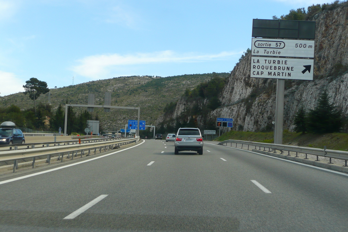 รูปถ่าย ฝรั่งเศส(France) เฟรนช์ริวิเอรา(French Riviera) ถนนจากนีซไปม็องตง(Nice to Menton road) 2008-03 18