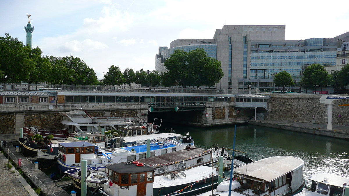 รูปถ่าย ฝรั่งเศส(France) ปารีส(Paris) ท่าเรือบัสตีย์(Bastille Harbour) 2007-06 28
