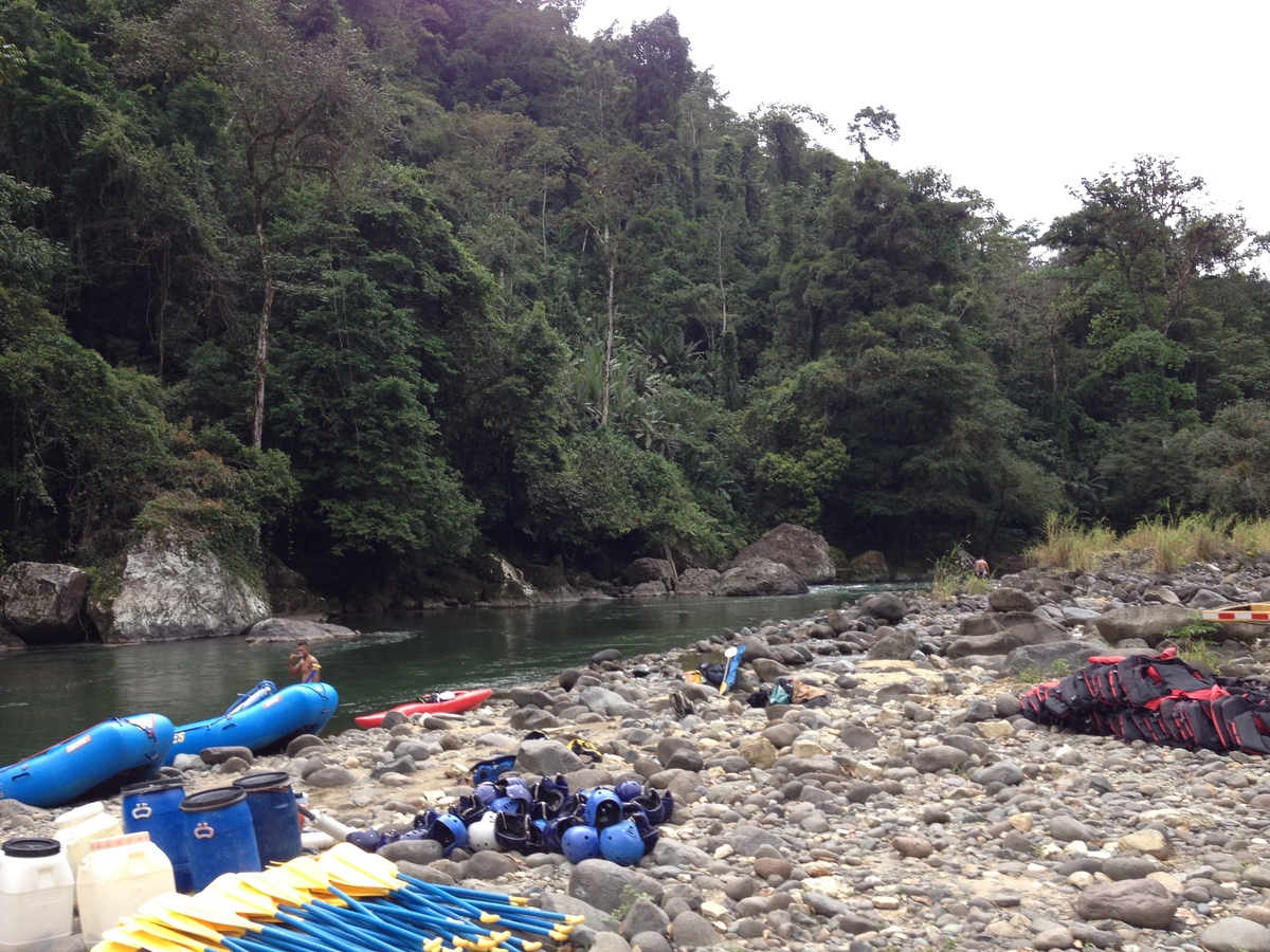 รูปถ่าย คอสตาริกา(Costa Rica) แม่น้ำปากัวเร(Pacuare River) 2015-03 172