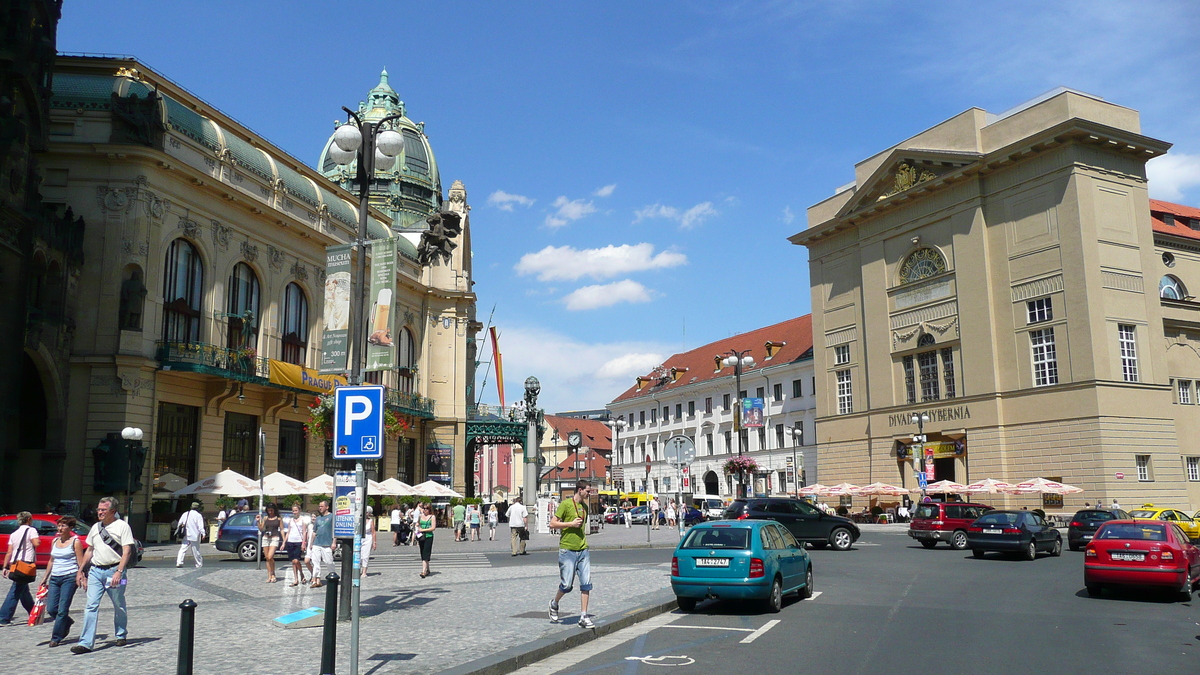 รูปถ่าย สาธารณรัฐเช็ก(Czech Republic) ปราก(Prague) ถนนนาปชีโกพ(Na Prikope) 2007-07 35