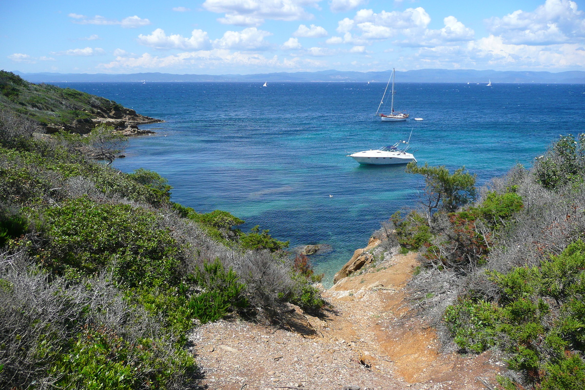 รูปถ่าย ฝรั่งเศส(France) เกาะปอร์เกอรอล(Porquerolles Island) แหลมเลอแก็ง(Pointe du Lequin) 2008-05 42
