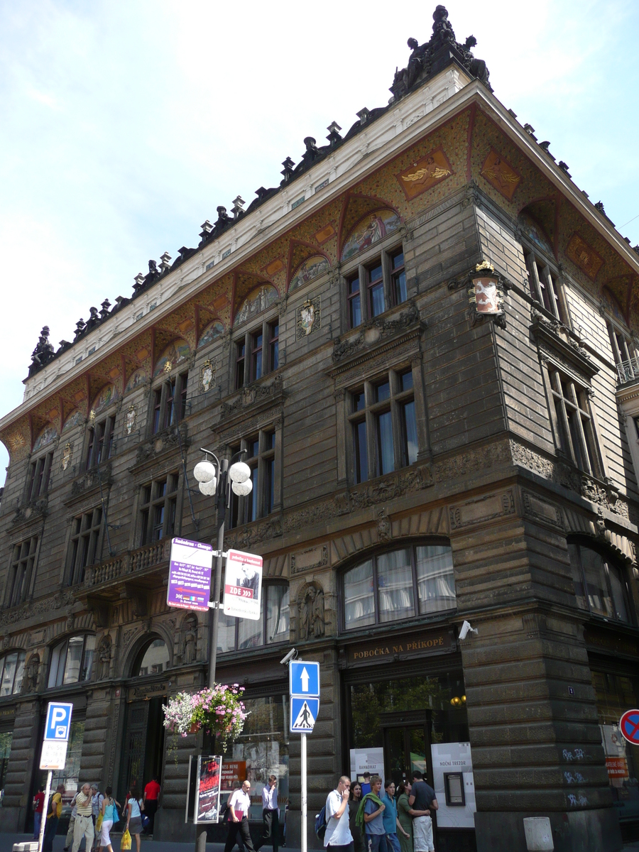 รูปถ่าย สาธารณรัฐเช็ก(Czech Republic) ปราก(Prague) ถนนนาปชีโกพ(Na Prikope) 2007-07 15