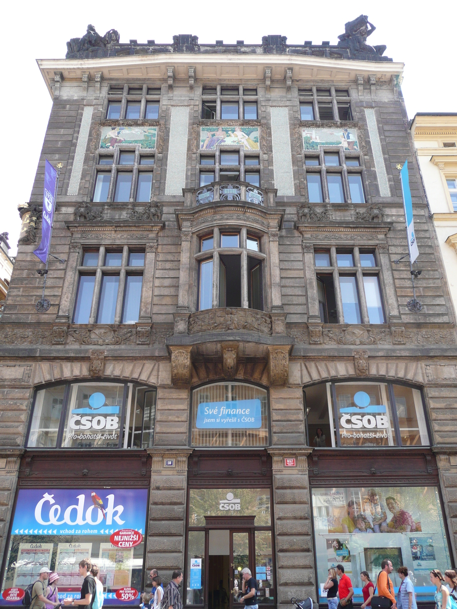 รูปถ่าย สาธารณรัฐเช็ก(Czech Republic) ปราก(Prague) ถนนนาปชีโกพ(Na Prikope) 2007-07 18