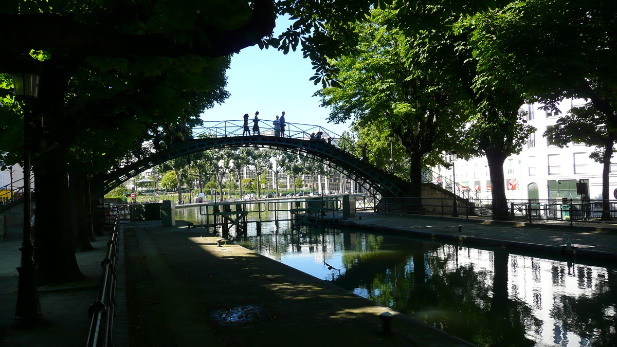 รูปถ่าย ฝรั่งเศส(France) ปารีส(Paris) คลองแซ็ง-มาร์แต็ง(Canal St Martin) 2007-08 13