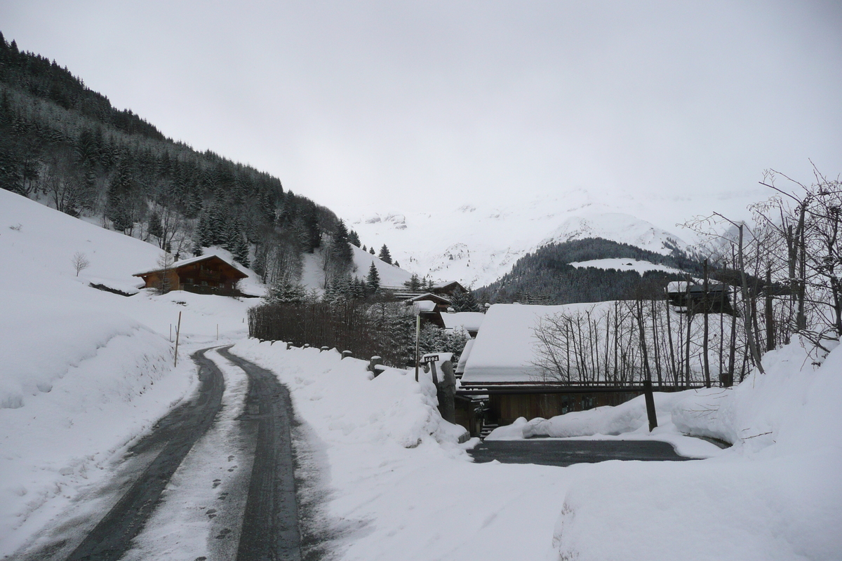รูปถ่าย ฝรั่งเศส(France) เมแฌฟว์(Megeve) เลอปลาเน(Le Planay) 2010-02 7