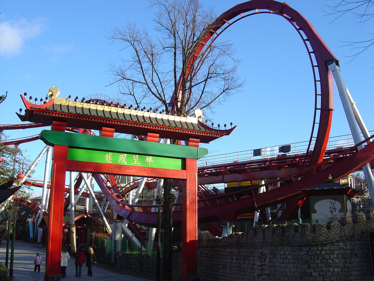 รูปถ่าย เดนมาร์ก(Denmark) โคเปนเฮเกน(Copenhagen) สวนสาธารณะทิโวลี(Tivoli Park) 2004-11 39