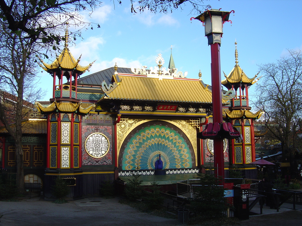 รูปถ่าย เดนมาร์ก(Denmark) โคเปนเฮเกน(Copenhagen) สวนสาธารณะทิโวลี(Tivoli Park) 2004-11 48