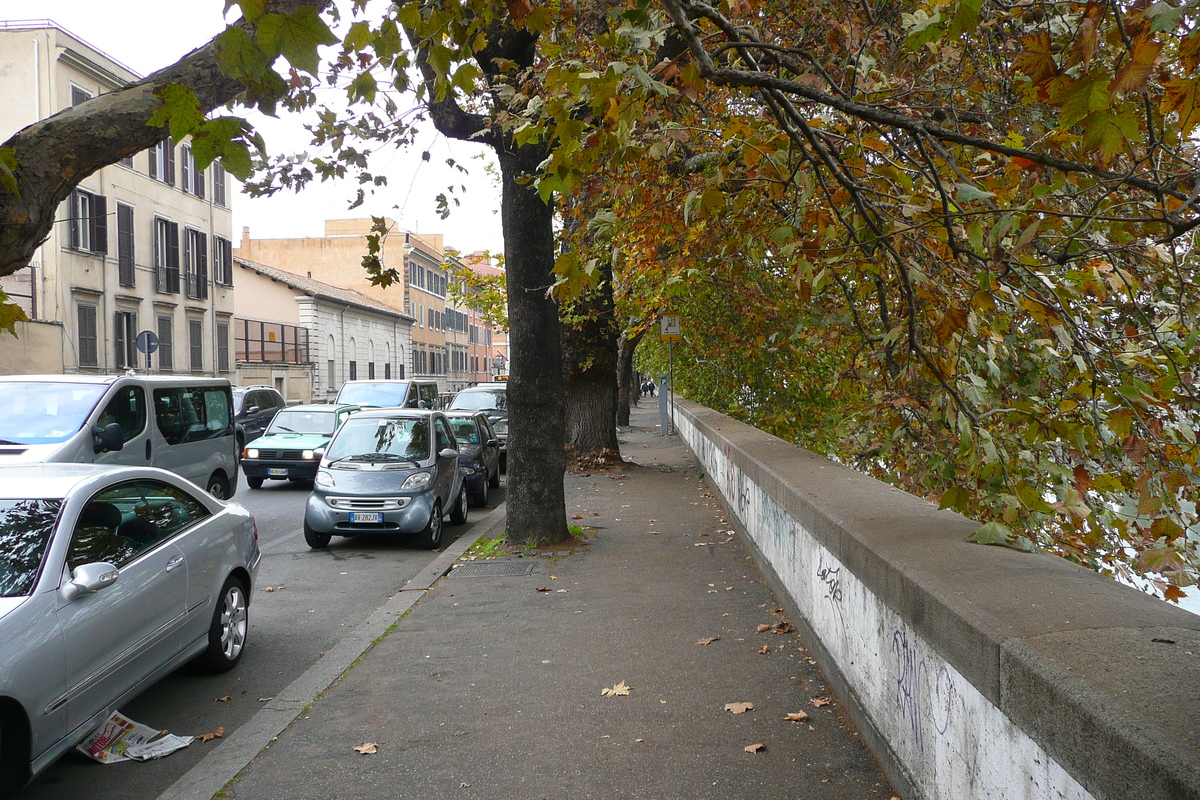 รูปถ่าย อิตาลี(Italy) โรม(Rome) ถนนริมน้ำจานีโกเลนเซ(Lungotevere Gianicolense) 2007-11 30