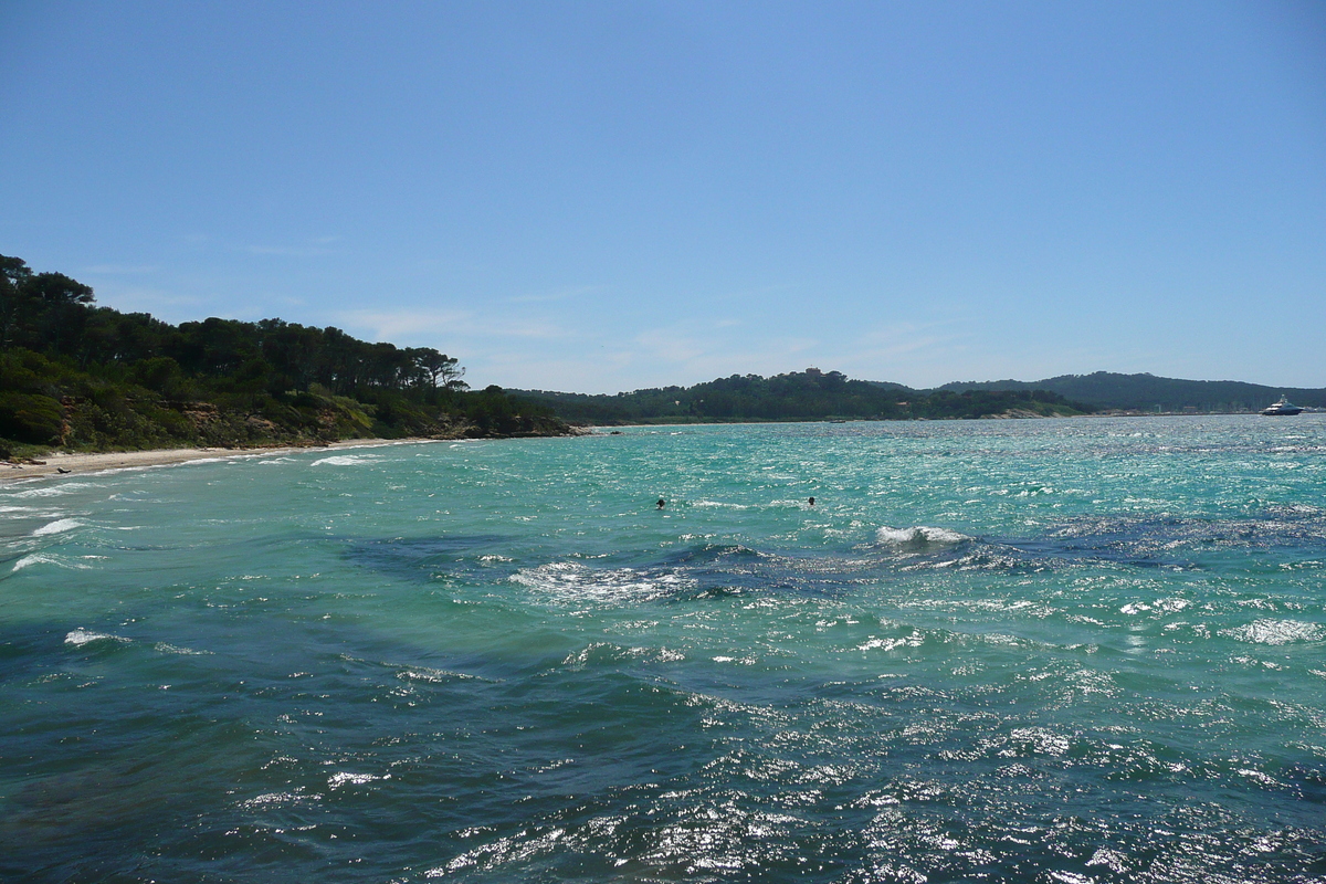 รูปถ่าย ฝรั่งเศส(France) เกาะปอร์เกอรอล(Porquerolles Island) หาดเลอแก็ง(Lequin beach) 2008-05 11