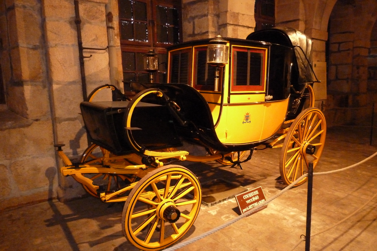 รูปถ่าย ฝรั่งเศส(France) ปราสาทโว-เลอ-วีกงต์(Vaux Le Vicomte Castle) พิพิธภัณฑ์รถม้า(Horse driven carriages museum) 2010-09 5