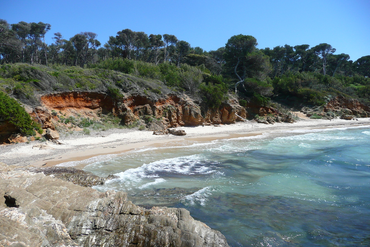 รูปถ่าย ฝรั่งเศส(France) เกาะปอร์เกอรอล(Porquerolles Island) หาดเลอแก็ง(Lequin beach) 2008-05 3