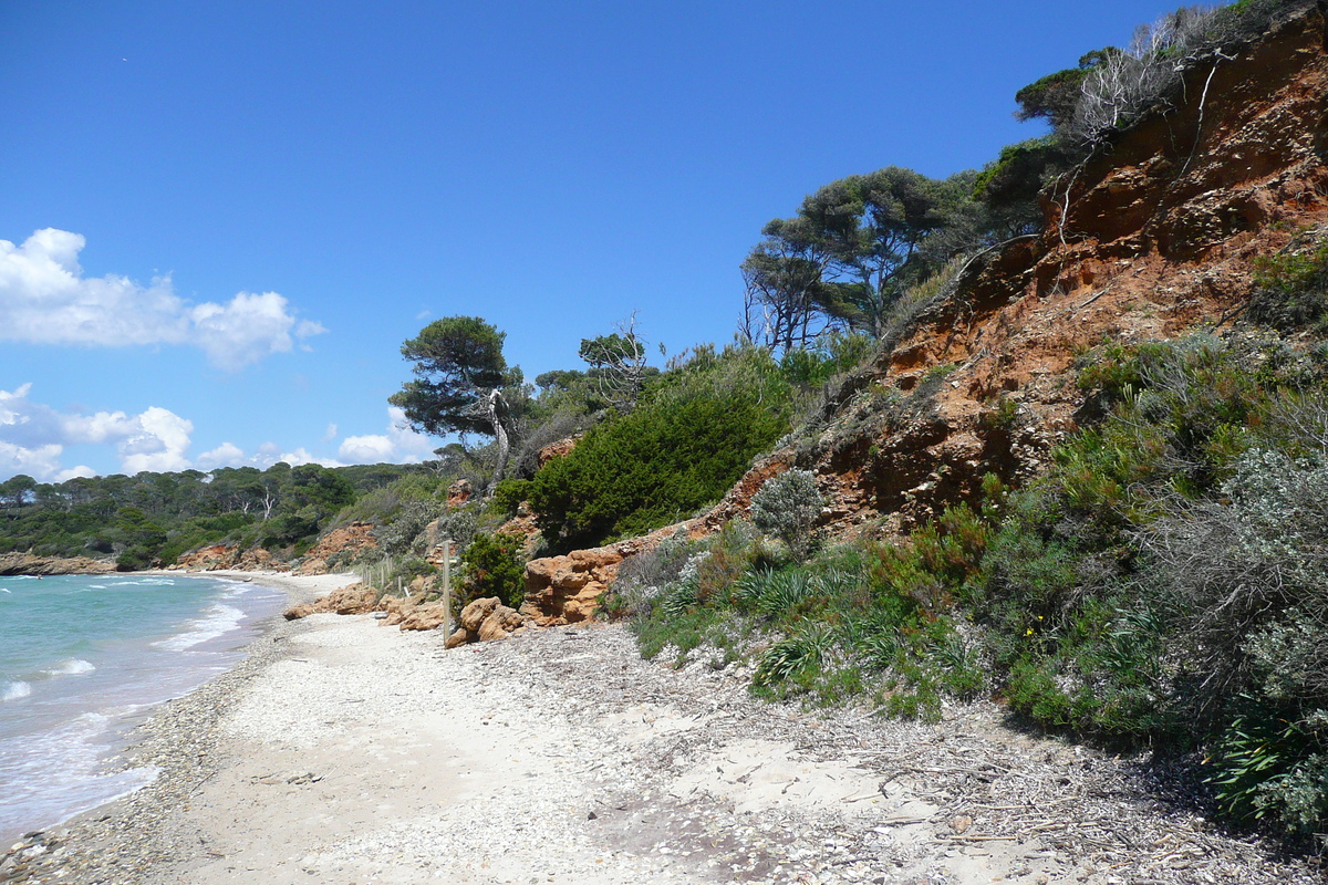 รูปถ่าย ฝรั่งเศส(France) เกาะปอร์เกอรอล(Porquerolles Island) หาดเลอแก็ง(Lequin beach) 2008-05 0