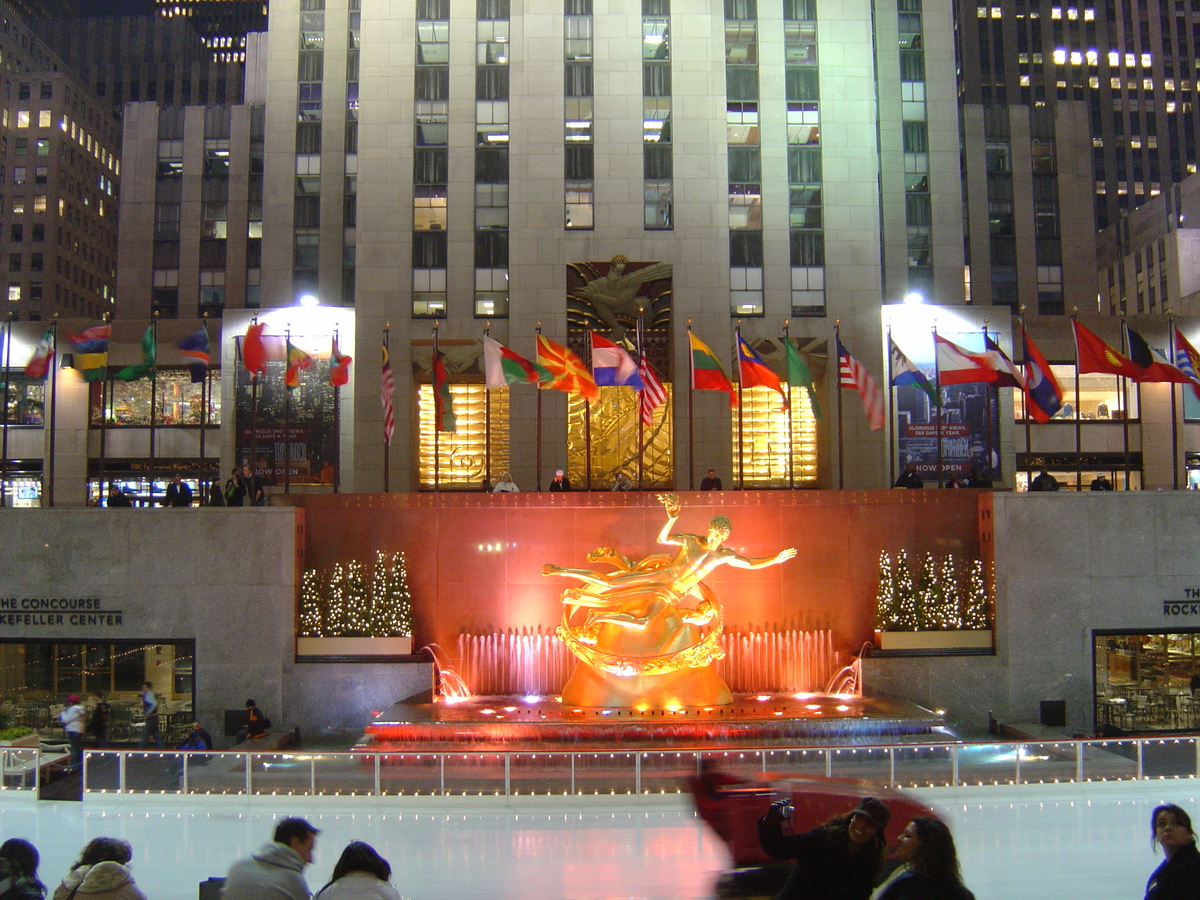 รูปถ่าย สหรัฐอเมริกา(United States) นิวยอร์ก(New York) ร็อกกีเฟลเลอร์เซ็นเตอร์(Rockefeller Center) 2006-03 6