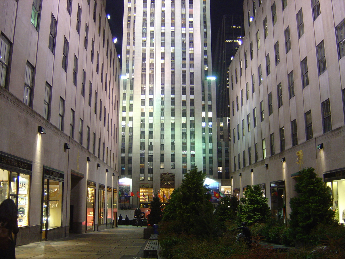 รูปถ่าย สหรัฐอเมริกา(United States) นิวยอร์ก(New York) ร็อกกีเฟลเลอร์เซ็นเตอร์(Rockefeller Center) 2006-03 4