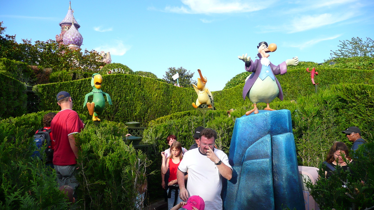 รูปถ่าย ฝรั่งเศส(France) ดิสนีย์แลนด์ปารีส(Disneyland Paris) เขาวงกตอลิซ(Alice Labyrinth) 2007-07 1