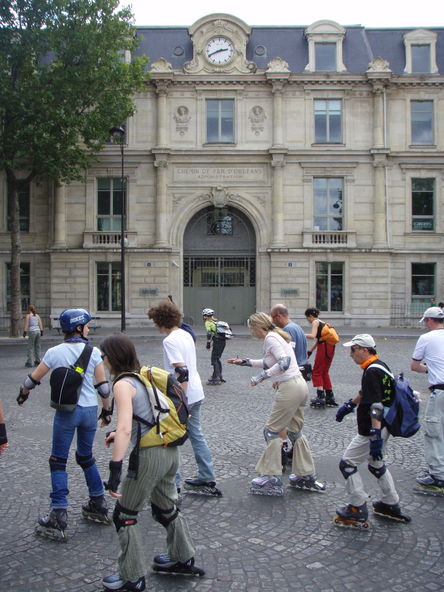 รูปถ่าย ฝรั่งเศส(France) ปารีส(Paris) เล่นสเก็ตในปารีส(Randonnee Roller et Coquillages) 2007-07 144