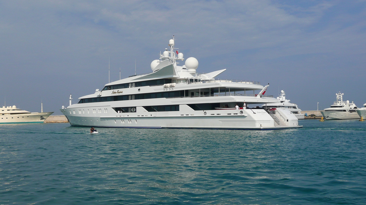 รูปถ่าย ฝรั่งเศส(France) อองทีป(Antibes) ท่าเรือโวบ็อง(Port Vauban) 2007-07 31