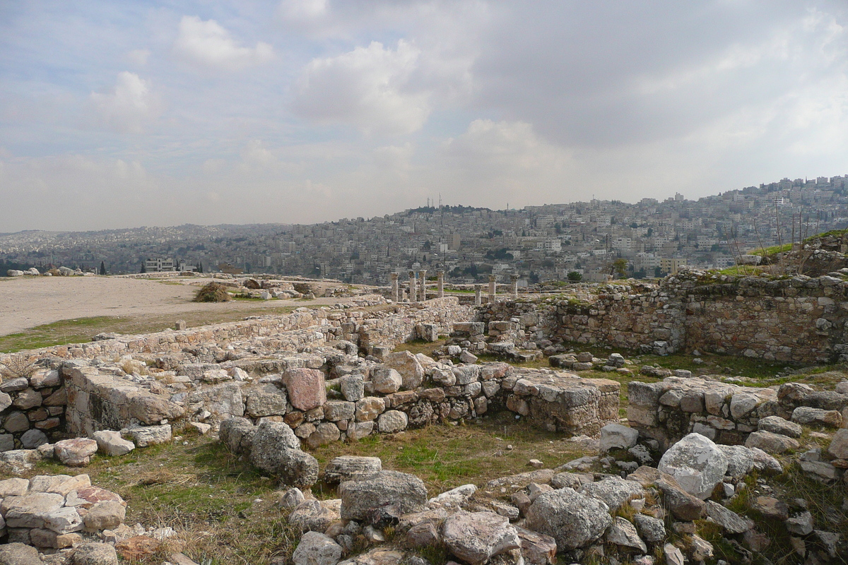 รูปถ่าย จอร์แดน(Jordan) อัมมาน(Amman) ป้อมปราการอัมมาน(Amman Citadel) 2007-12 15