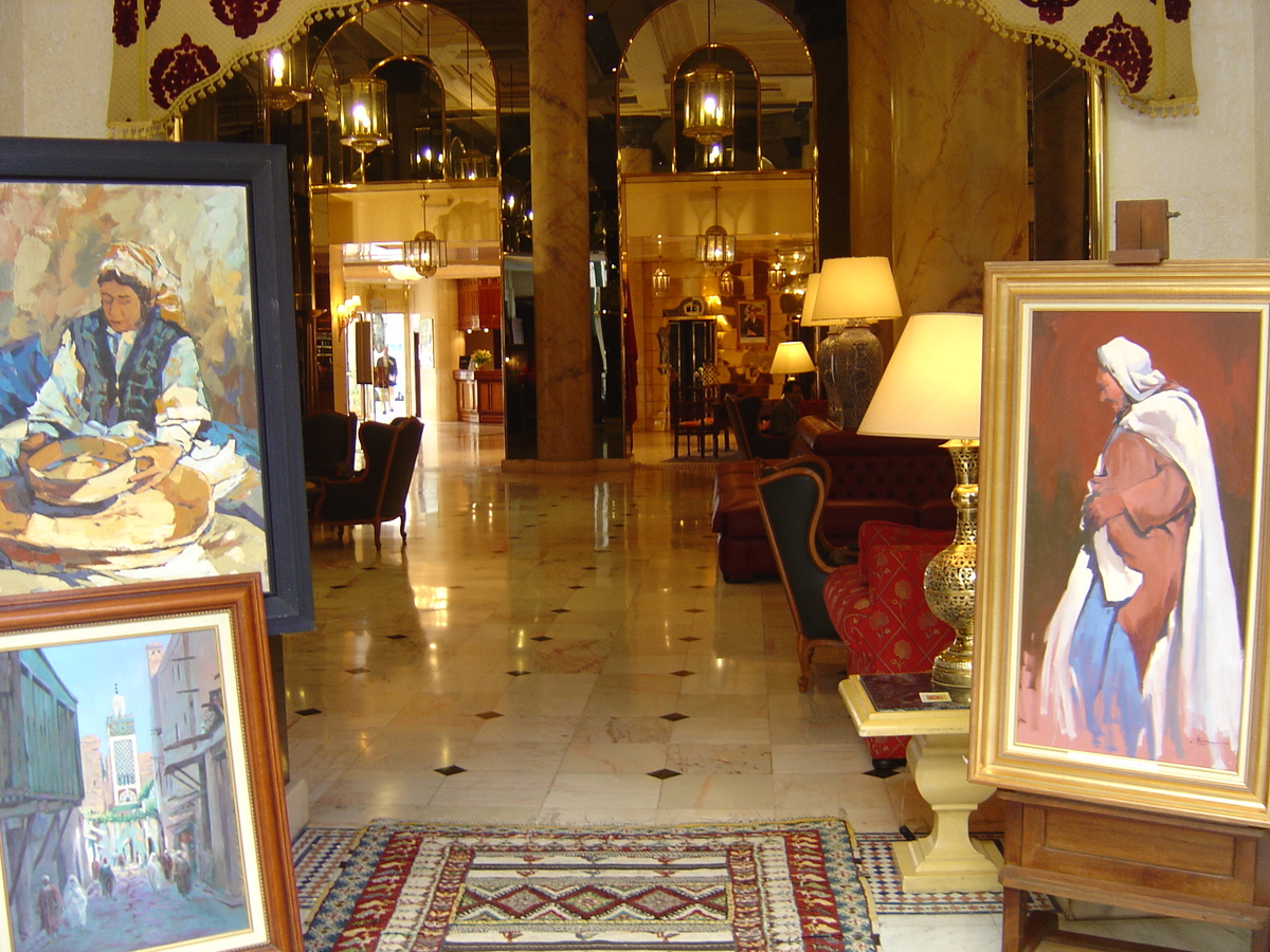 รูปถ่าย โมร็อกโก(Morocco) คาซาบลังกา(Casablanca) โรงแรมรอยัลมันซูร์ เมอริเดียน(Royal Mansour Meridien) 2004-09 15