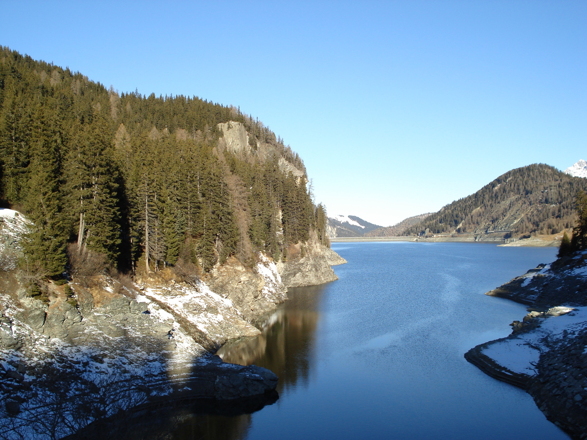 รูปถ่าย สวิสเซอร์แลนด์(Switzerland) ถนนจากคูร์ไปเซนต์มอริตซ์(Chur to St Moritz Road) 2007-01 125
