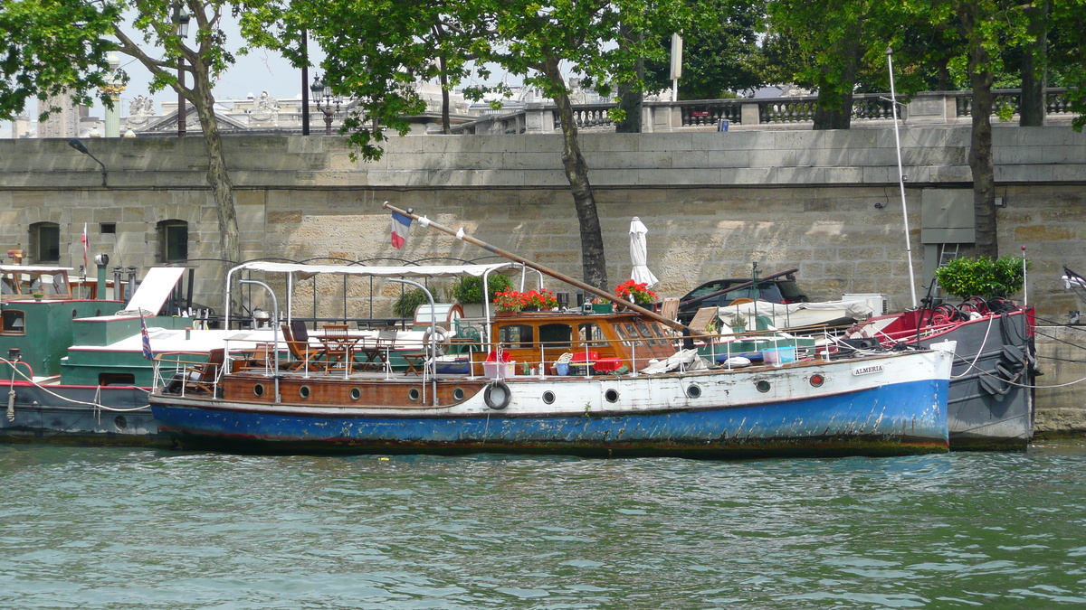 รูปถ่าย ฝรั่งเศส(France) ปารีส(Paris) เรือบรรทุกชมเมือง(Peniches Parisiennes) 2007-06 42