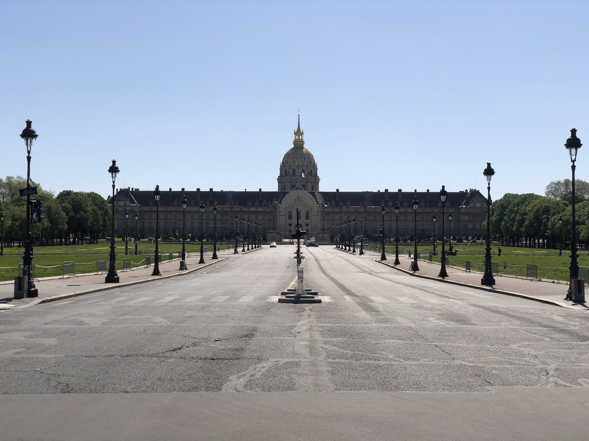 รูปถ่าย ฝรั่งเศส(France) ปารีสช่วงล็อกดาวน์(Paris lockdown) 2020-04 74