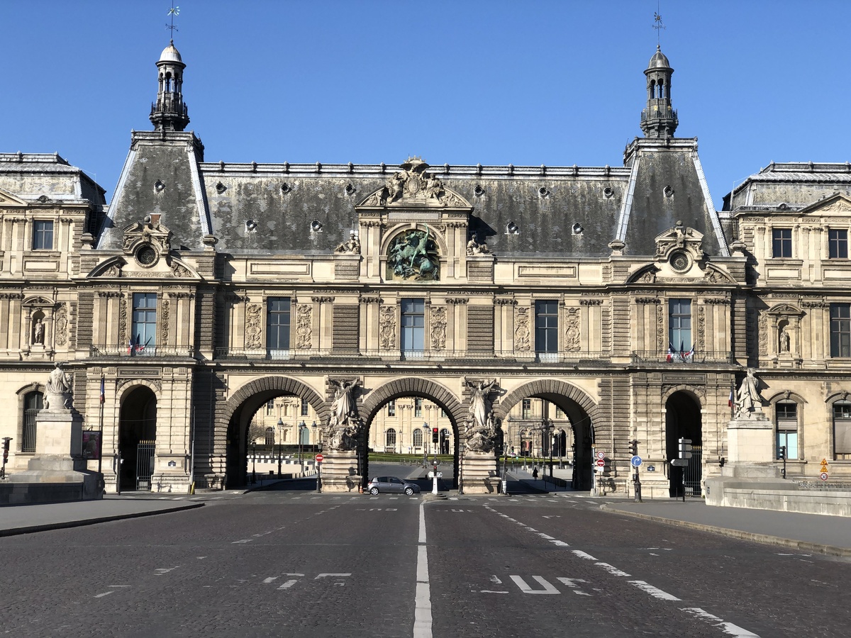 รูปถ่าย ฝรั่งเศส(France) ปารีสช่วงล็อกดาวน์(Paris lockdown) 2020-04 136