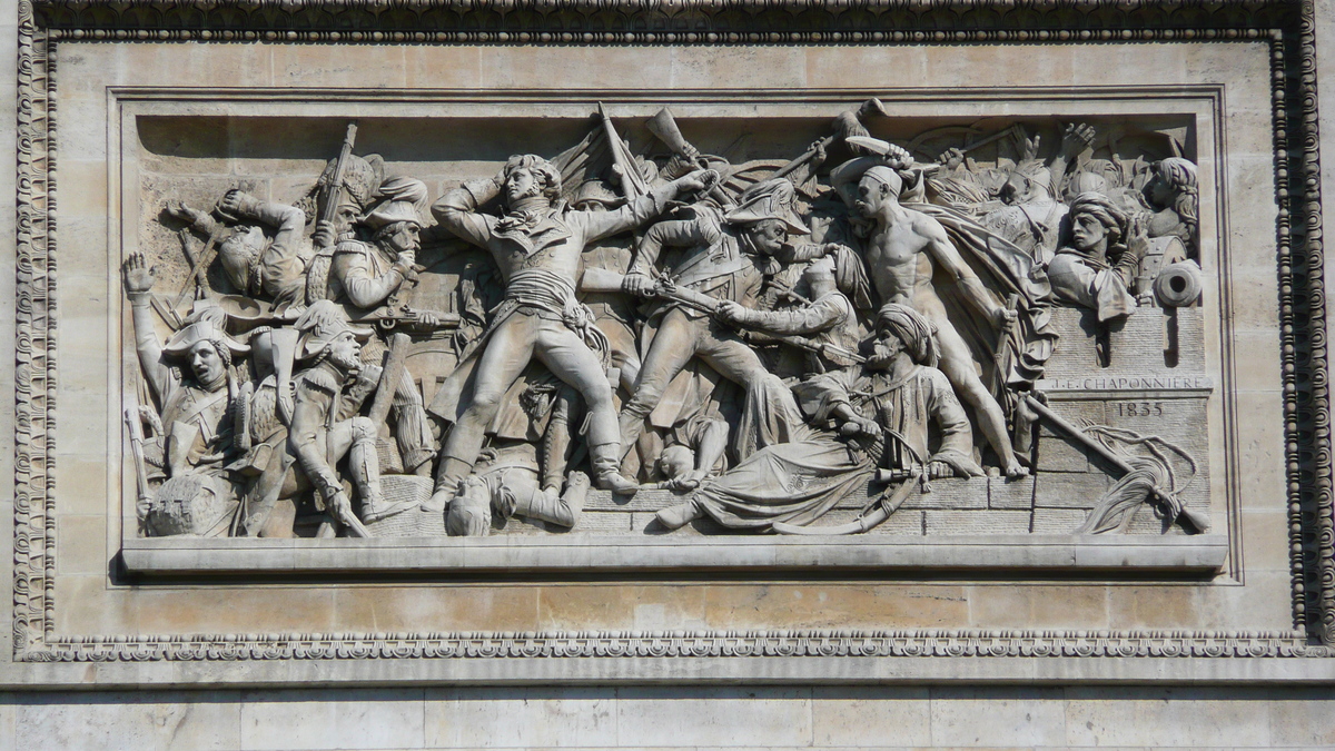 รูปถ่าย ฝรั่งเศส(France) ปารีส(Paris) ประตูชัย(Etoile and Arc de Triomphe) 2007-05 10