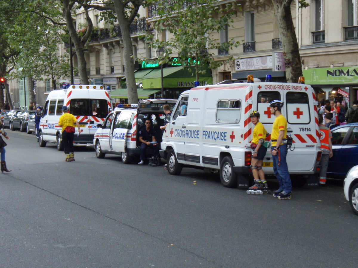 รูปถ่าย ฝรั่งเศส(France) ปารีส(Paris) เล่นสเก็ตในปารีส(Randonnee Roller et Coquillages) 2007-07 32