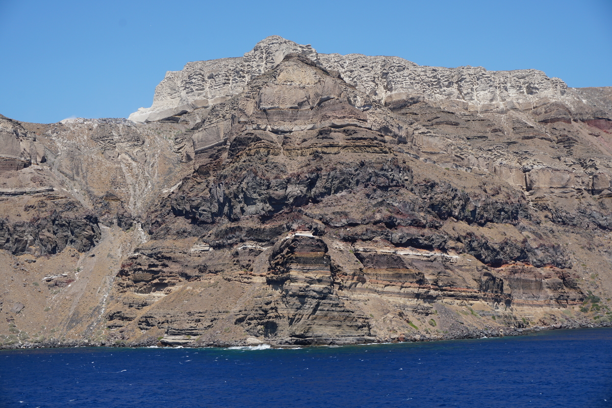 รูปถ่าย กรีก(Greece) ซานโตรินี(Santorini) แอ่งภูเขาไฟซานโตรินี(Santorini caldera) 2016-07 26