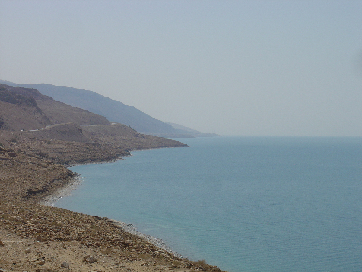รูปถ่าย จอร์แดน(Jordan) ทะเลดำ(Dead Sea) 2004-10 13