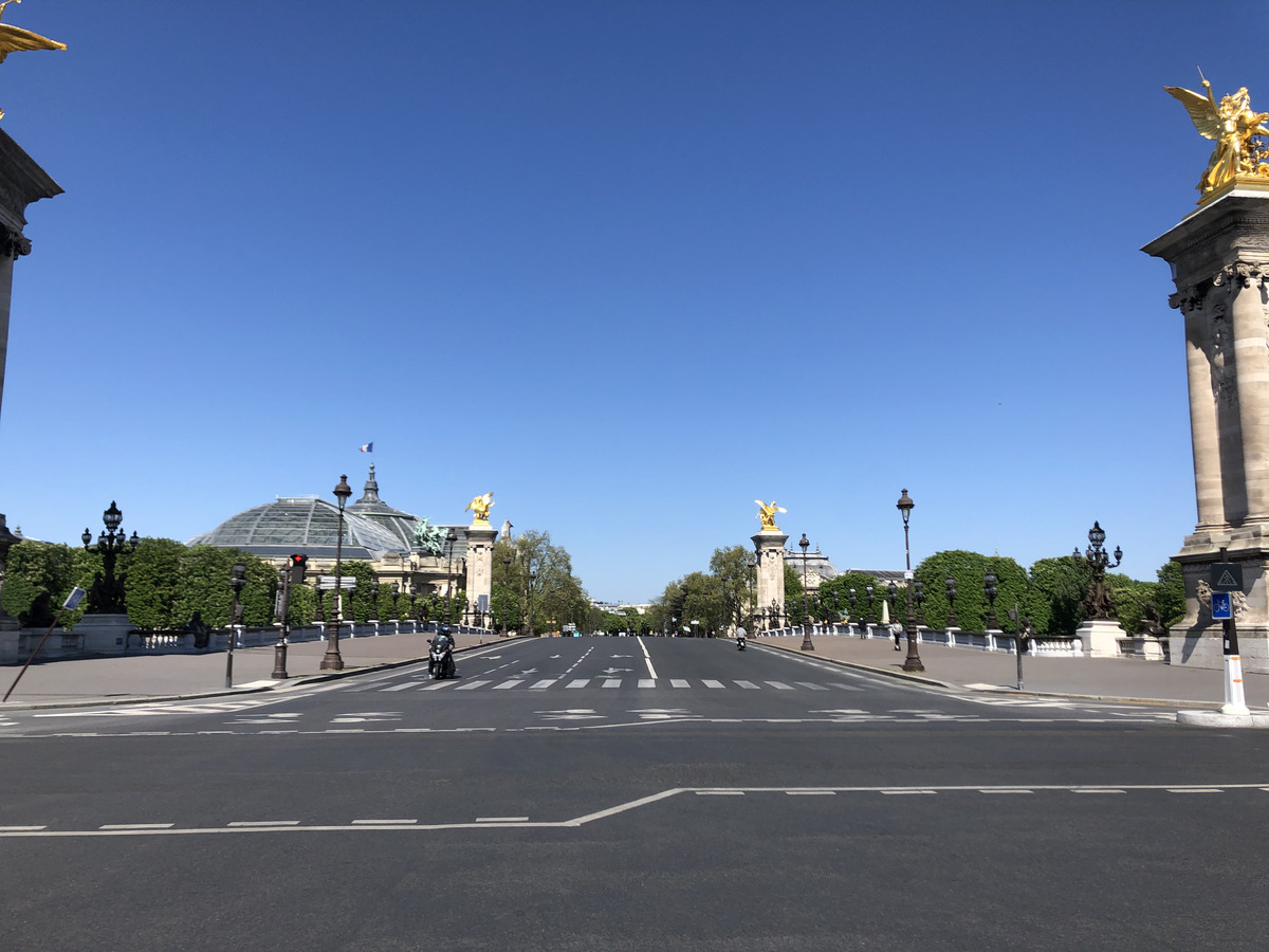 รูปถ่าย ฝรั่งเศส(France) ปารีสช่วงล็อกดาวน์(Paris lockdown) 2020-04 210