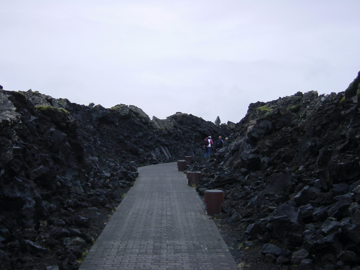 รูปถ่าย ไอซ์แลนด์(Iceland) บลูลากูน(Blue Lagoon) 2003-03 10