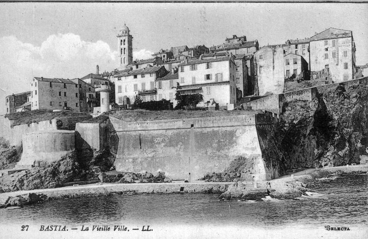 รูปถ่าย ฝรั่งเศส(France) คอร์สิคา(Corsica) โปสการ์ดเก่า(Old Postcards) บาสเทีย(Bastia) 1900-01 23