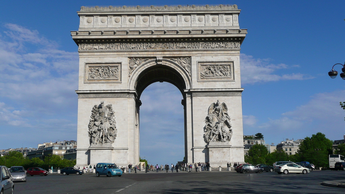 รูปถ่าย ฝรั่งเศส(France) ปารีส(Paris) ประตูชัย(Etoile and Arc de Triomphe) 2007-05 138