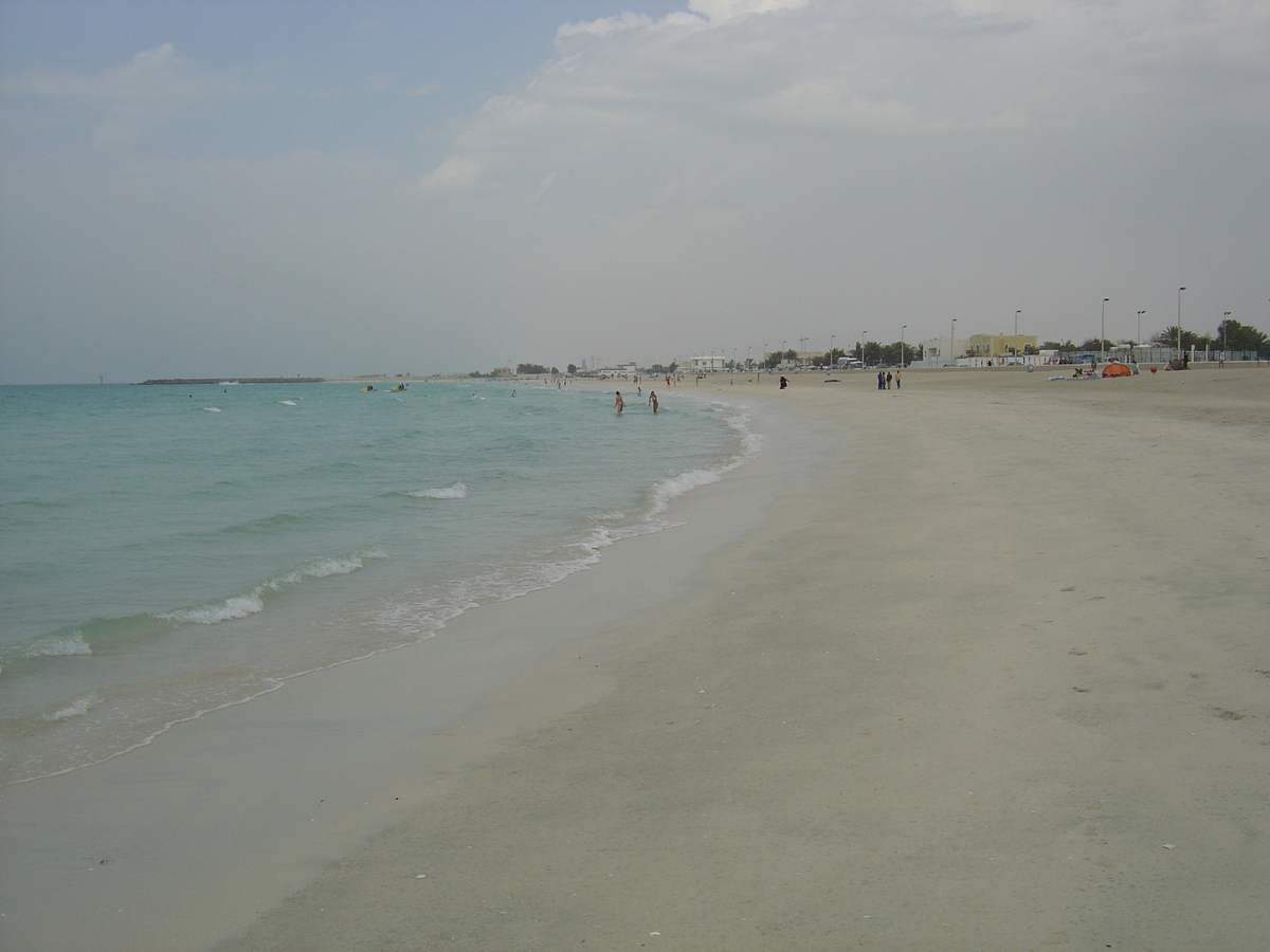รูปถ่าย สหรัฐอาหรับเอมิเรตส์(United Arab Emirates) ดูไบ(Dubai) หาดจุมัยเราะห์(Jumeirah Beach) 2005-03 17