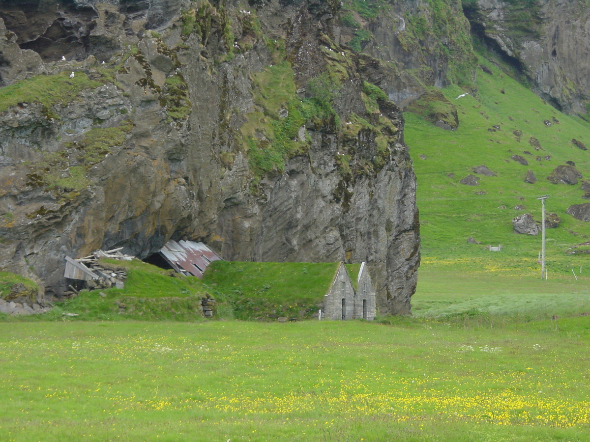 รูปถ่าย ไอซ์แลนด์(Iceland) ถนนหมายเลข 1 จากวีกไปสโกการ์(Road 1 vik to skogar) 2003-06 0