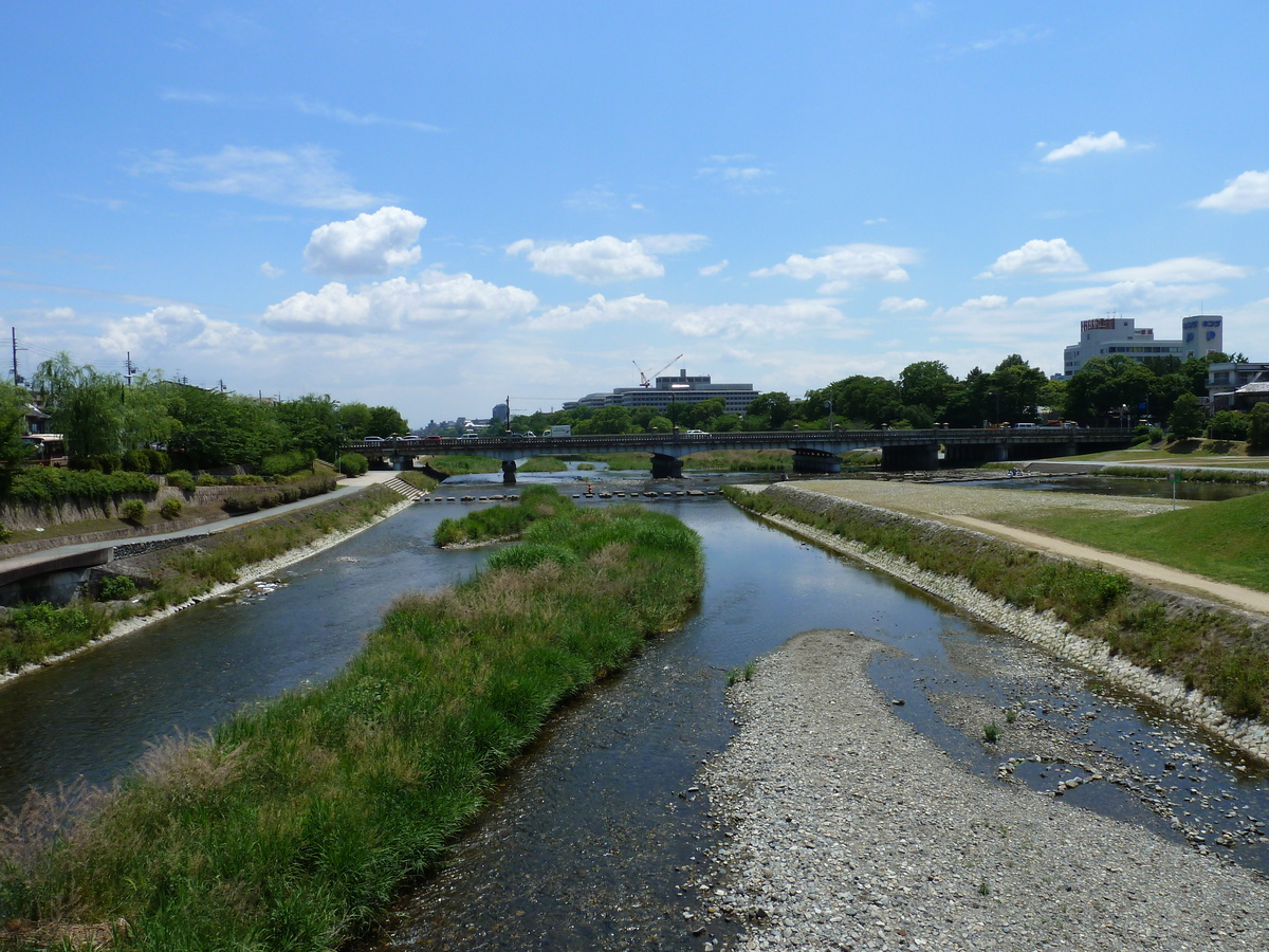 รูปถ่าย ญี่ปุ่น(Japan) เกียวโต(Kyoto) แม่น้ำคาโมะ(Kamo River) 2010-06 9