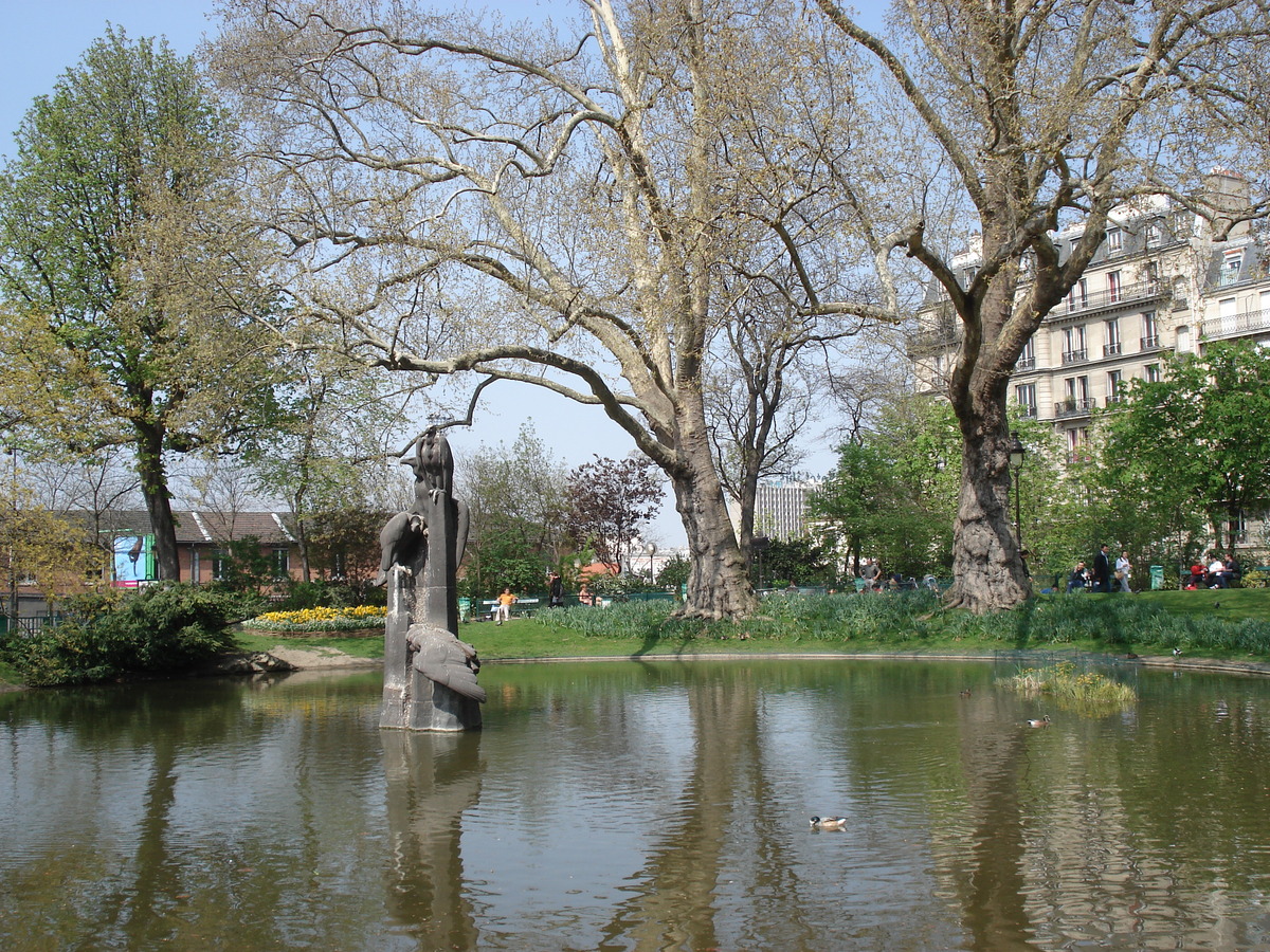 รูปถ่าย ฝรั่งเศส(France) ปารีส(Paris) สวนบาตีญอล(Square des Batignolles) 2006-04 4